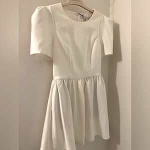 Black Halo Chadwick Mini Dress - White